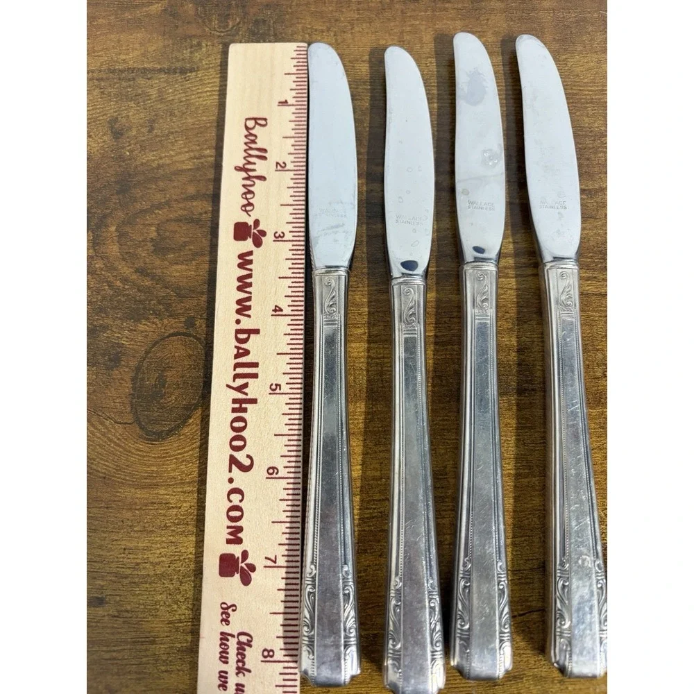 Vintage Wallace Harmony House Stainless Knives Lot 4 Knife 8